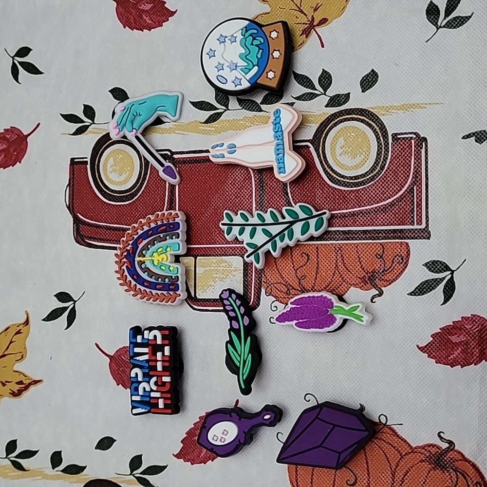Witchy croc charms